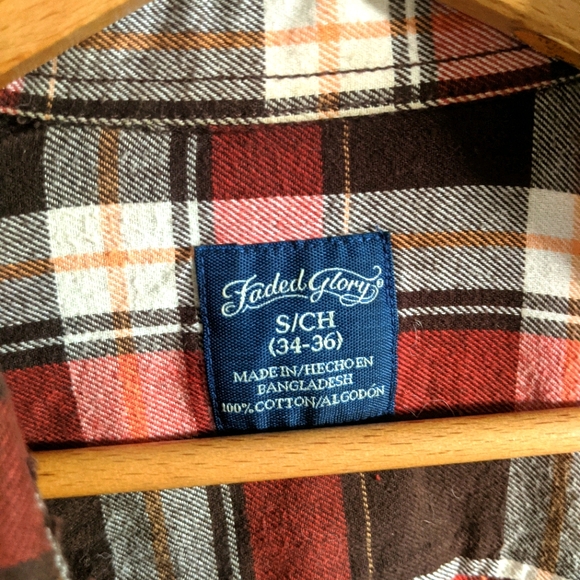 Faded Glory - hand cropped flannel - Picture 4 of 7